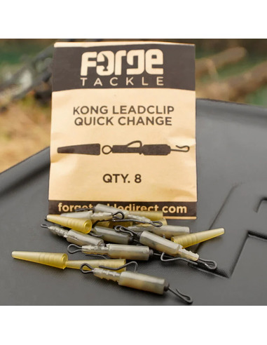 Forge Tackle Kong Leadclip QC Complete (8 unidades)