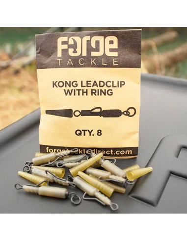 Forge Tackle Kong Leadclip With Ring Complete (8 unidades)