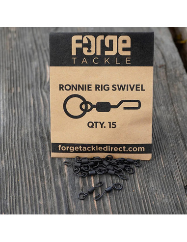 Forge Tackle Ronnie Rig Swivel (15 unidades)