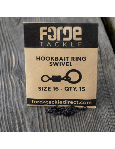 Forge Tackle Hookbait Ring Swivel Size 16 (15 unidades)