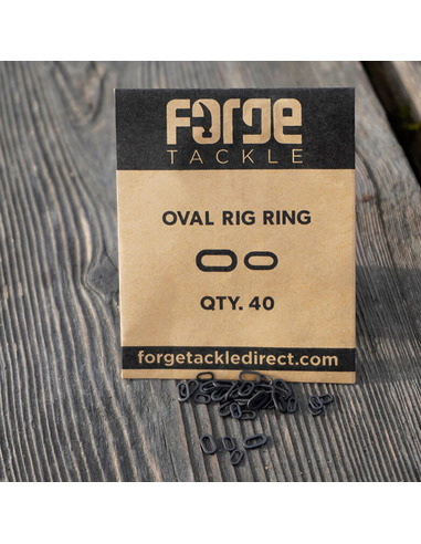 Forge Tackle Oval Rig Ring (40 unidades)