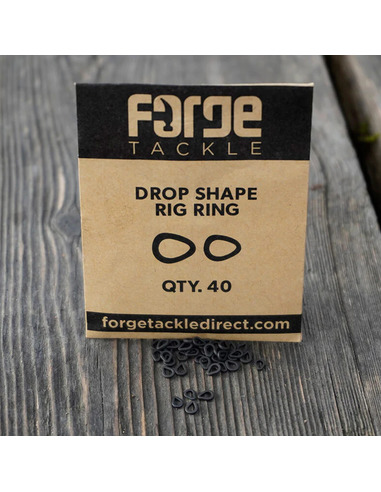 Forge Tackle Drop Shape Rig Ring (40 unidades)