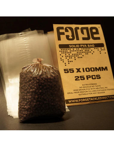 Forge Tackle Solid PVA Bag 55x100mm (25 unidades)