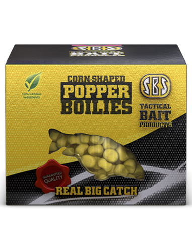 SBS Corn Shaped Popper Boilies Pineapple  8,10mm/40gr