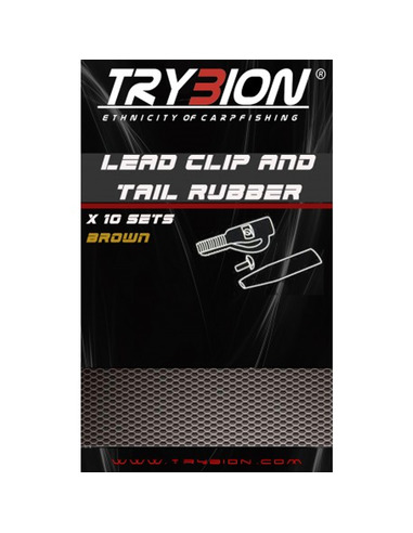 Trybion Lead Clip & Tail Rubber (Brown)