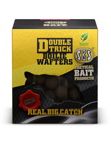 SBS Double Trick Boilies Wafters Tuna & Black Pepper 20mm 150gr