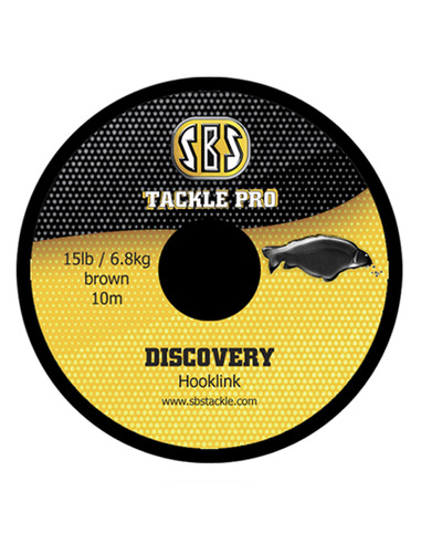 SBS Discovery Hooklink 25lb Brown (10mtr)