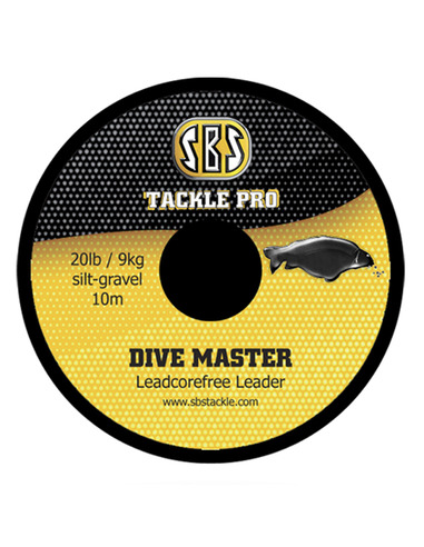 SBS Dive Master Leadcorefree Leader 20lb Silt-Gravel (10mtr)
