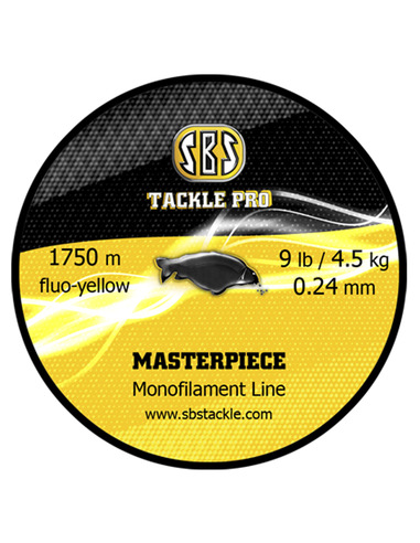 SBS Masterpiece Mono Line Yellow 0.24mm (9lb / 4,5kg)
