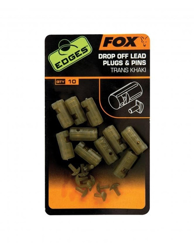 FOX Edges Drop Off Lead Plugs & Pins (10 unidades)