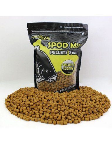 Pro Elite Baits Spod Mix Pellets Pineapple & Scopex 8mm 1,8kg