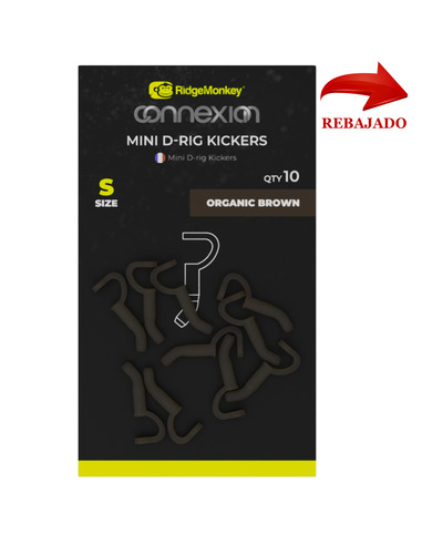 RidgeMonkey Connexion Mini D-Rig Kickers Small Organic Brown