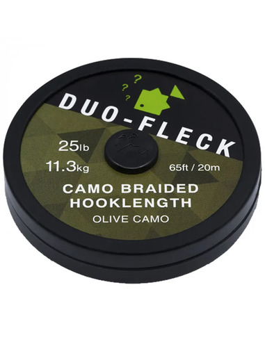 Thinking Anglers Duo Fleck Camo Braided Hooklength 20lb