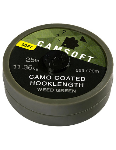 Thinking Anglers Camsoft Hooklength Camo Weed Green 25lb