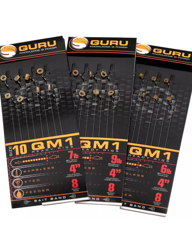 Guru Bait Bands QM1 Ready Rig 4" (0.19/nº14)