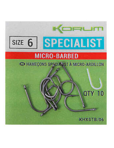 Korum Xpert Specialist Micro-Barbed Size 6