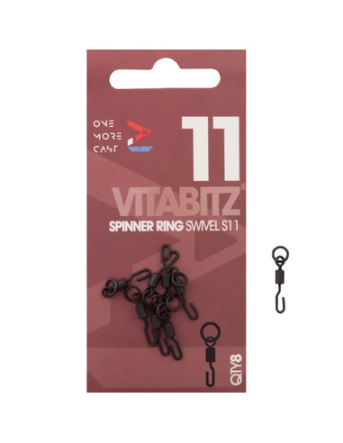 One More Cast Vitabitz Spinner Ring Swivel Size 11
