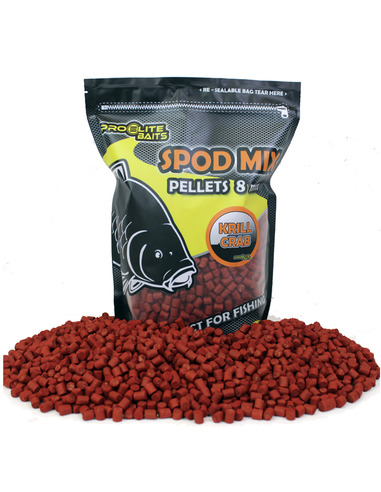 Pro Elite Baits Spod Mix Pellets Krill & Crab 8mm 1,8kg