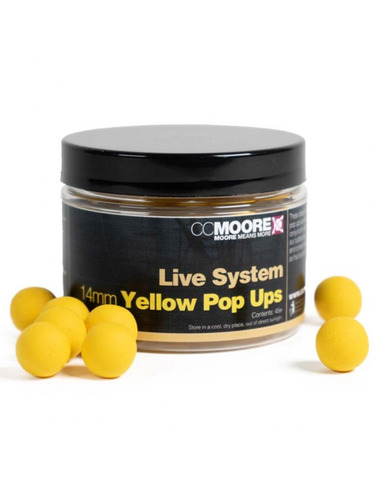 CC Moore Live System Yellow Pop Ups 14mm
