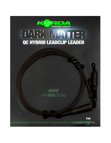 Korda Dark Matter Leader QC Hybrid Clip Weed