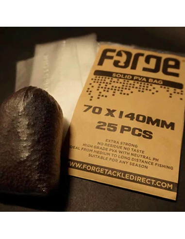 Forge Tackle Solid PVA Bag 70x140mm (25 unidades)