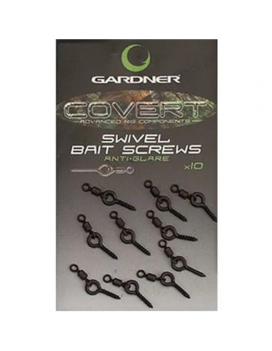 Gardner Covert Mini Swivel Bait Screws Anti Glare (5mm) (10pc)