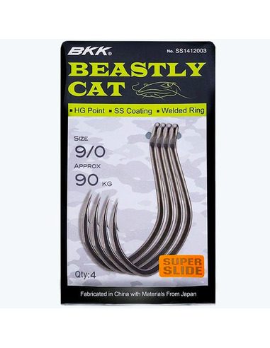 BKK Hooks Beastly Cat 9/0 (4 Pcs)