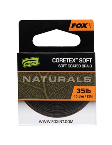 Fox Edges Naturals Coretex Soft 35lb/15.8kg 20m
