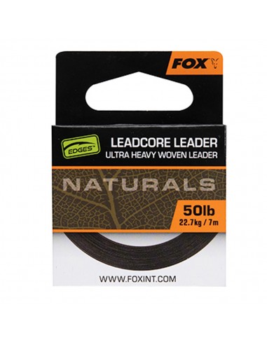 Fox Edges Naturals Leadcore 50lb/22.7kg 7m