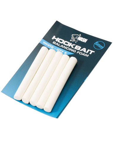 Nash Hookbait Balancing Foam White 5mm