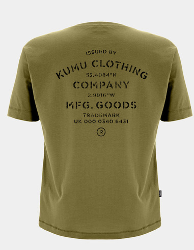 Kumu T Shirt Origin Khaki (Size 2XL)