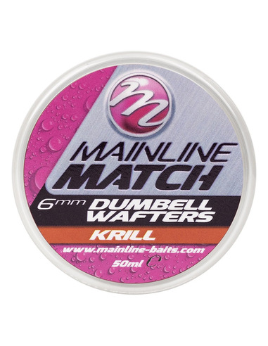 Mainline Match Dumbell Wafters Red Krill 6mm