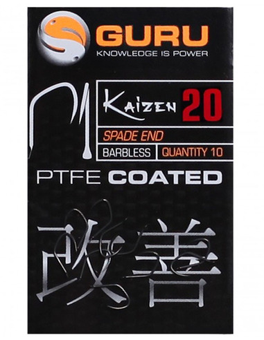 Guru Kaizen Hook Size 20 (Barbless/Spade)