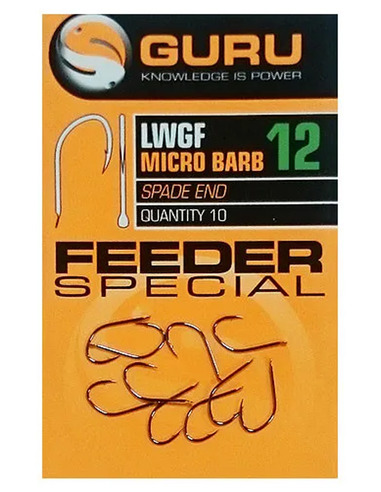 Guru Feeder Special Hook Size 12 (Barbed/Spade)