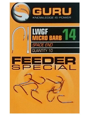 Guru Feeder Special Hook Size 14 (Barbed/Spade)