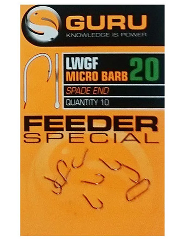 Guru Feeder Special Hook Size 20 (Barbed/Spade)