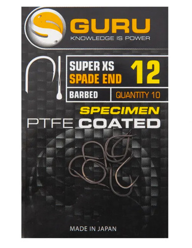 Guru Super XS Hook Size 12 (Spade/Barbed)