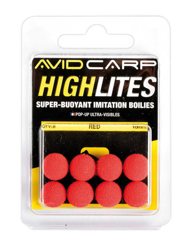 Avid Carp High Lites 10mm (Red)