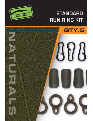 Fox Edges Naturals Standard Run Ring Kit x5