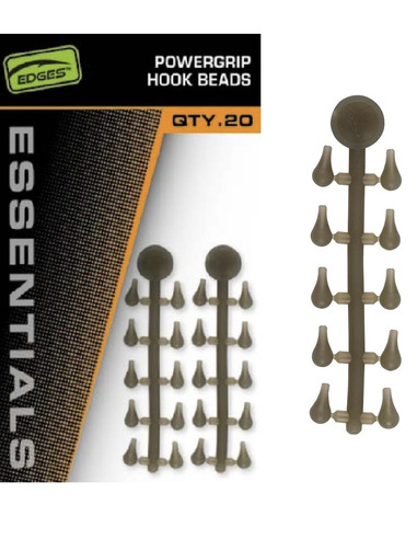 Fox Edges Naturals Powergrip Hook Beads x20