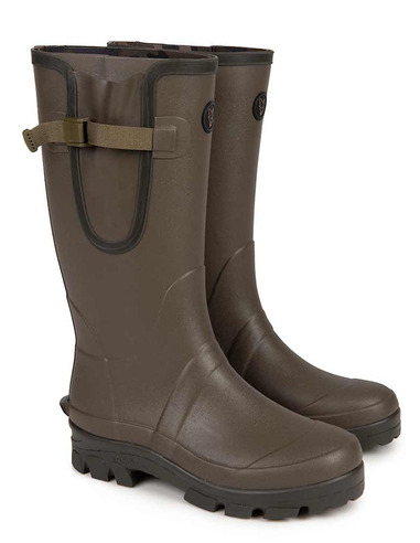 Fox Neoprene Lined Camo/Khaki Rubber Boot (Size 44)