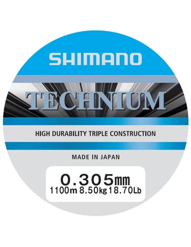 Shimano Mainline Linea Technium 1100m 0.305mm 8.5kg grey