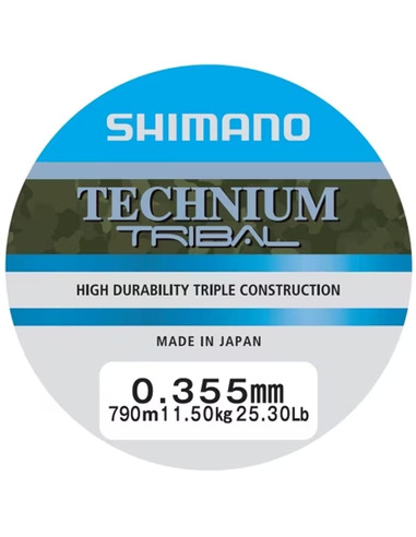 Shimano Mainline Linea Technium Tribal 790m 0.355mm 11.5kg camou