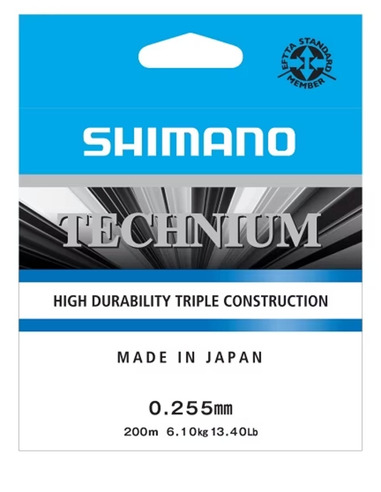 Shimano Mainline Linea Technium 0,255mm 6,1kg 200m grey