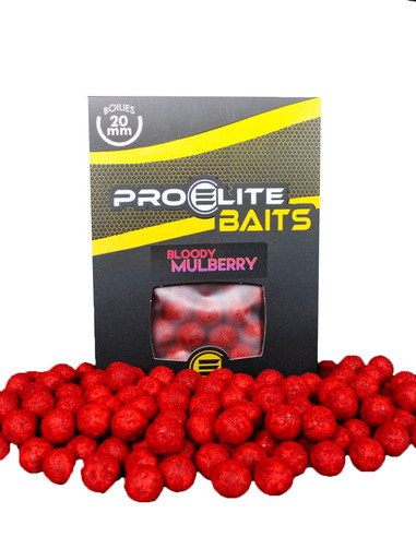 Pro Elite Baits Bloody Mulberry Gold Boilies 20mm 1kg