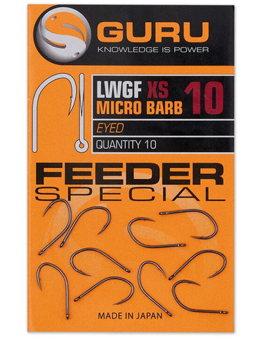Guru Feeder Special XS Hook Size 12 (Barbed/Eyed)