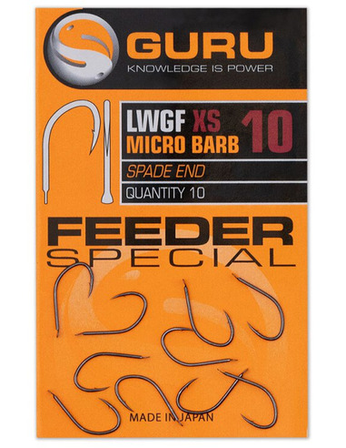 Guru Feeder Special XS Hook Size 12 (Barbed/Spade)