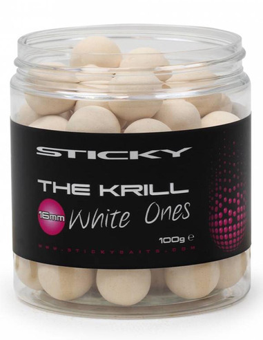 Sticky Baits The Krill White Ones Pop Up 12mm 100gr