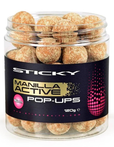 Sticky Baits Manilla Active Pop-Ups 16mm 120gr