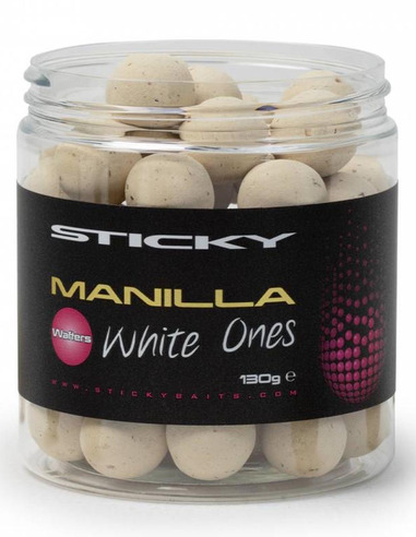 Sticky Baits Manilla White Wafters 16mm 130gr